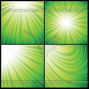 Green background - color vector clipart