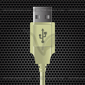 USB cable - vector image