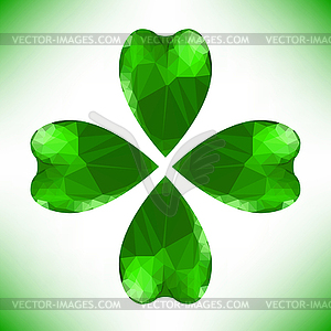 Four- leaf clover - vector image