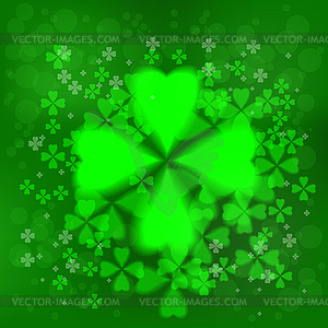 Clover background - vector image