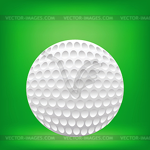 Мяч для гольфа - рисунок в векторе