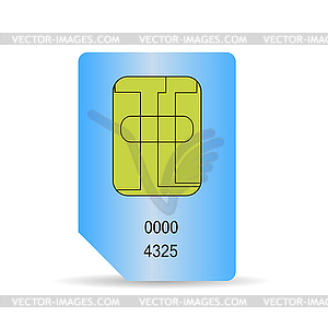 SIM Card - vector clipart