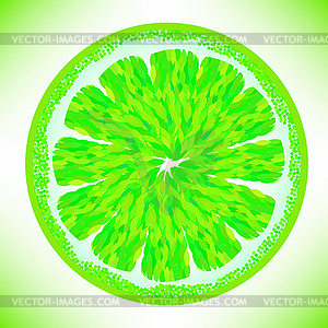 Green Lime - vector clipart / vector image