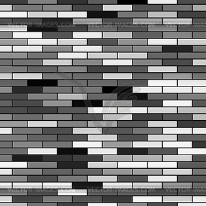 Grey Brick Background - vector image