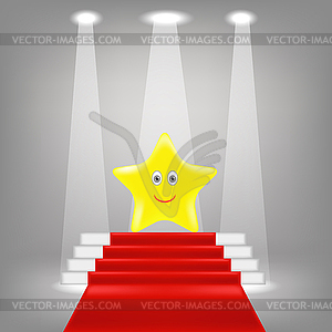 Yellow Star - vector clip art