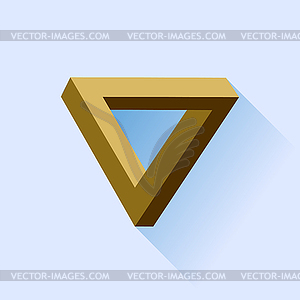 Single Triangle - vector image