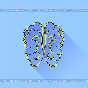 Human Brain - vector image