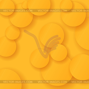 Orange Circles Background - vector clip art