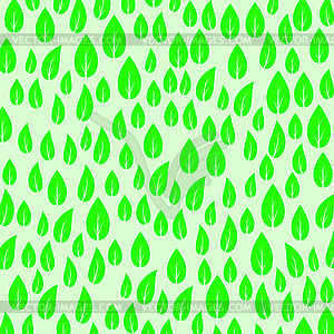 Green Leaves Background - vector clipart / vector image