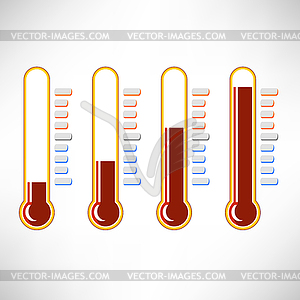 Thermometer Icons - vector image