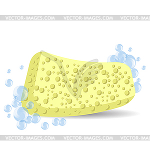 Sponge for Bath - vector clipart