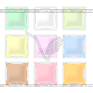 Pillows - vector clip art