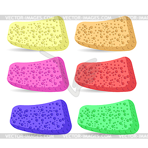 Bath Sponges - vector image