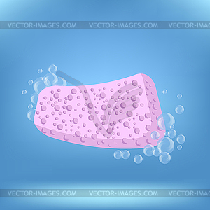 Розовые губки - клипарт в векторе / векторное изображение
