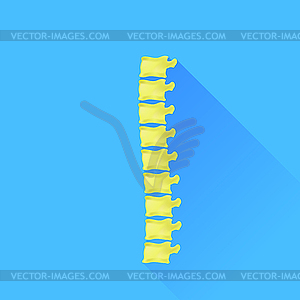 Позвоночник - клипарт в векторном формате