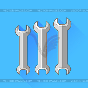 Wrenches - vector image