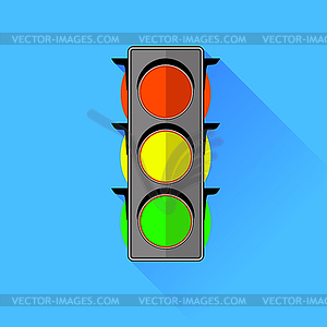 Traffic Lights - vector clip art