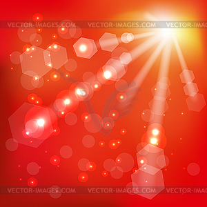 Sun Background - vector image