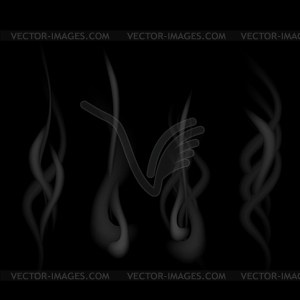 Grey Smoke - royalty-free vector clipart