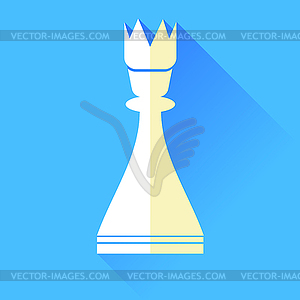 Queen Chess Icon - vector clipart