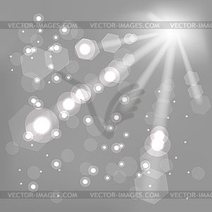 Sun Grey Background - vector image