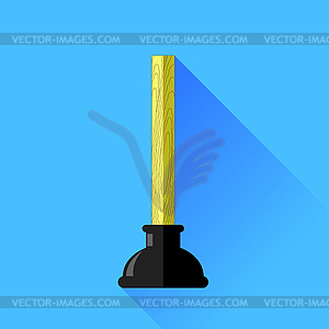 Rubber Plunger - vector clip art