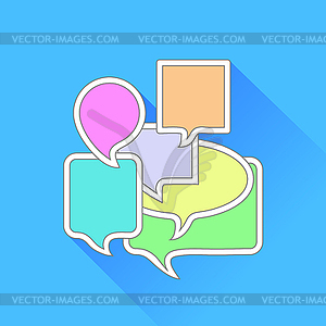 Speech Bubbles - vector image