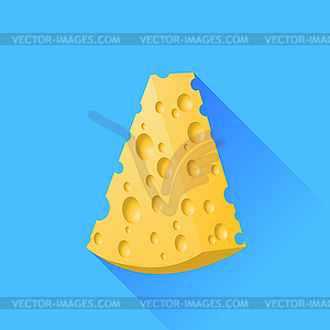 Yellow Cheese - vector EPS clipart
