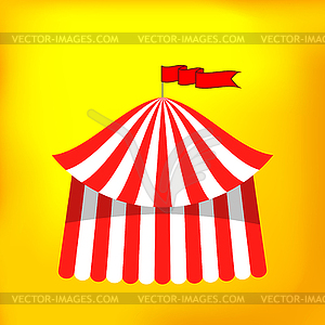 Circus Tent Icon - vector EPS clipart