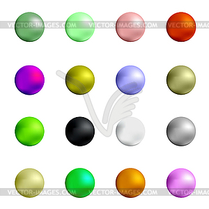 Colorful Spheres - vector image