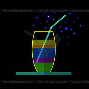 Cocktail Glass - vector clipart