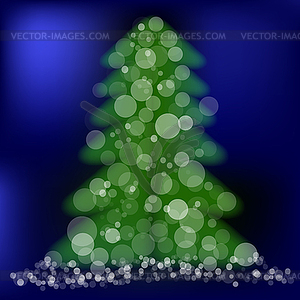 Green Pine - royalty-free vector image