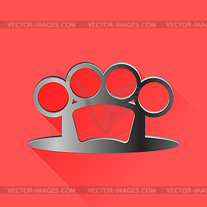 Metal Knuckle - vector image