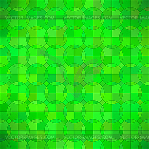 Зеленый геометрический круг предпосылки - векторизованный клипарт