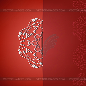 Красный фон - векторное изображение клипарта