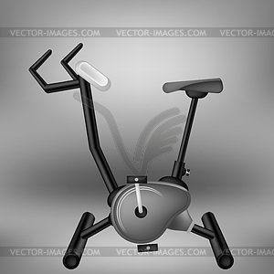 Exercise Grey Bike for - vector image