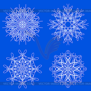 Snow Flakes - vector clipart