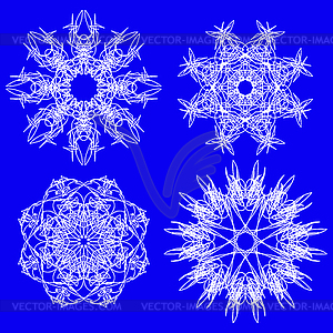 Snow Flakes - vector clipart