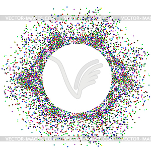 Colorful Confetti Banner - vector clipart / vector image