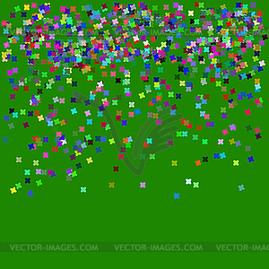 Falling Confetti - vector clipart