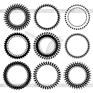 Circle Frames - vector clipart