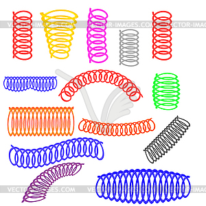 Icons Springs - vector image