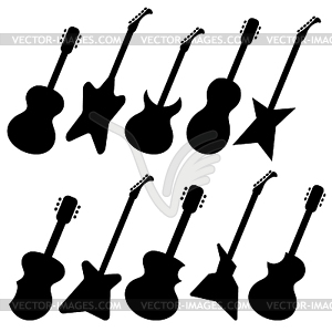 Guitars - vector EPS clipart