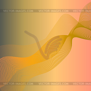 Wave Background - color vector clipart