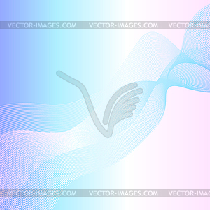 Wave Background - vector image