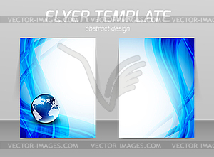 Flyer template - vector image
