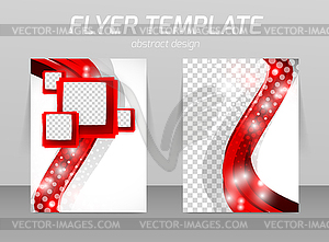 Flyer template - vector clipart / vector image