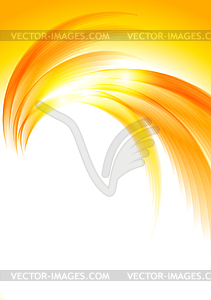 Abstract sunny orange background - vector clipart