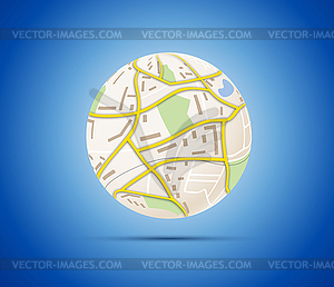 Globalization concept - vector image