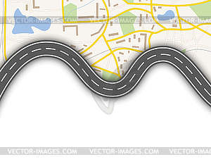 Abstract navigation banner - vector image